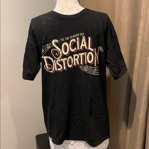 Social Distortion Black Tour T-shirt Large